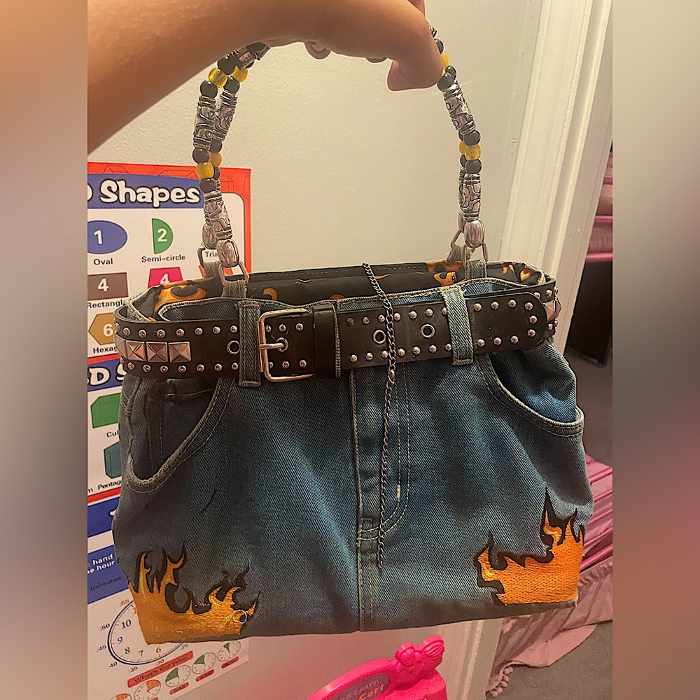 Y2K Denim Jean Purse Rare